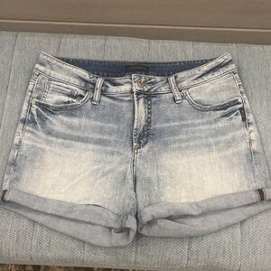 Silver Jeans Light Blue Jean Shorts
